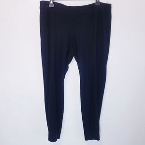 Eileen Fisher | Petite Crop Straight Leg‎ Knit Pants, size Large